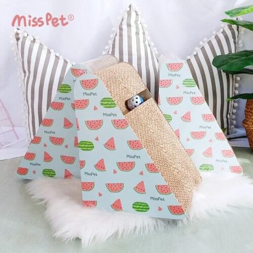 Straight triangle inclined platform corrugated cat claw plate cat claw grinding three sides can grind claws