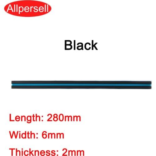 Notebook rubber pad for HP 15 inch shell Dell Lenovo notebook rubber strip bottom shell black foot pad 280mm