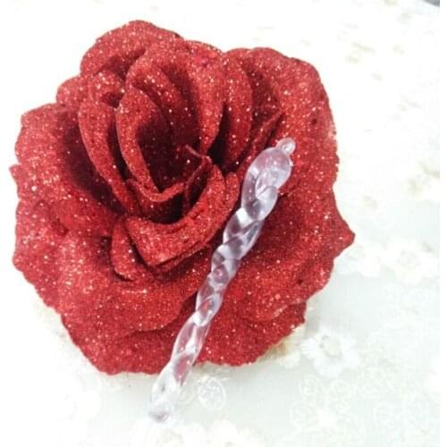 12Pcs/4pcs/lot Christmas Tree Transparent Icicle Pendant Decoration Hanging Ornaments Clear Decoration for Home Party Supplies