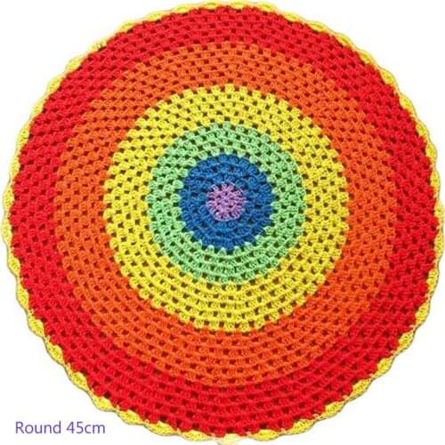 Modern lace cotton table place mat pad Cloth crochet round placemat cup mug wedding tea coffee coaster dining doily kitchen