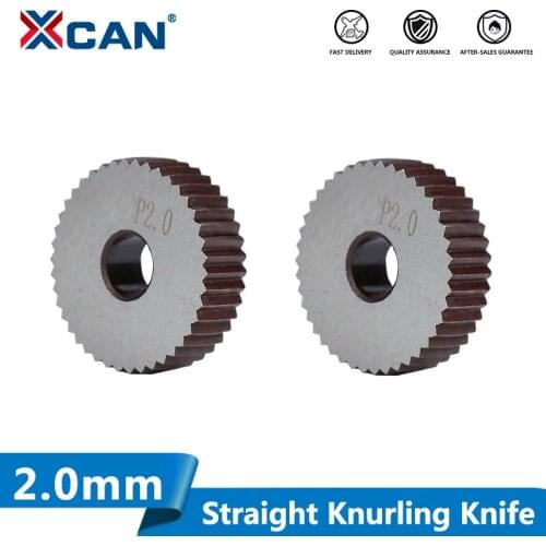 XCAN 2.0mm Wheel Lathe Knurling Tools Gear Shaper Cutter Straight Knurling Knife Inner Hole Embossing Wheel Knurling Wheel