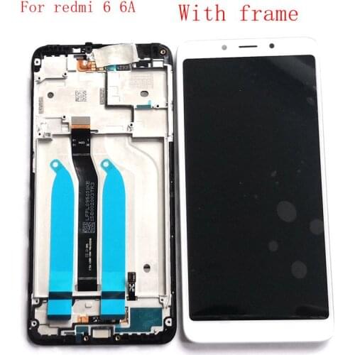 For Xiaomi redmi 6 redmi 6a Lcd Screen Display Touch Glass DIgitizer Frame Full Replace redmi6a lcd M1804C3DG M1804C3DH