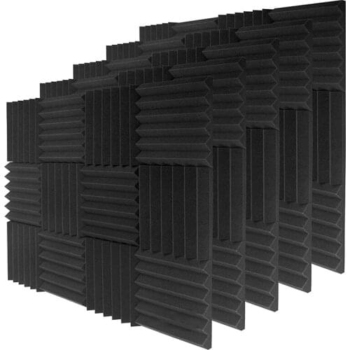 24Pcs Foam Sound Panels 2 Inchx12 Inchx12 Inch,Fast Rebound High Density Panels, Sound Absorbing Panel for Studio&Home Promotion