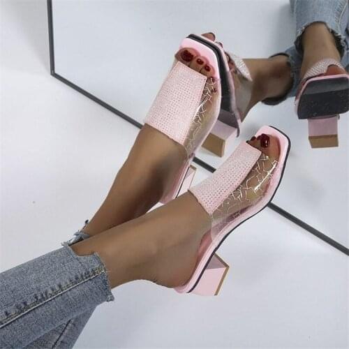 2021 Women Sandals and Slippers Women High Heels Women Slippers Open Toe Fashion Party Women Shoes Sandals for Women