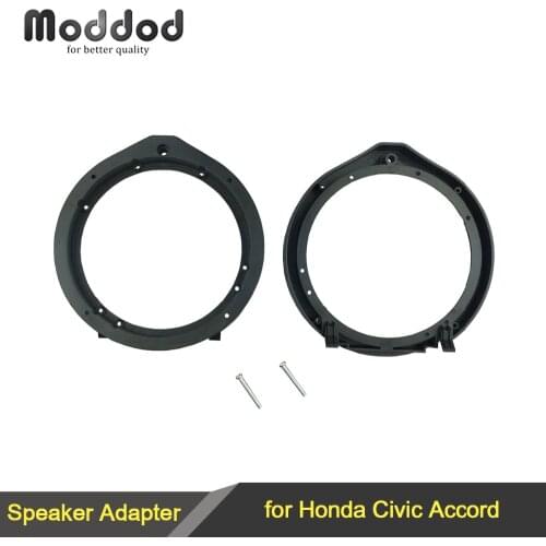 Car Front Door Speaker Mount Adapter Plates For Honda Accord City Crosstour CR-Z Insight Civic 6.5"/6.75" 165mm Stand Ring Frame