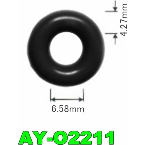 100pieces/set auto parts rubber seal oring fit for delphi second generation nozzle for TOYOTA OEM25335146 (AY-O2211)