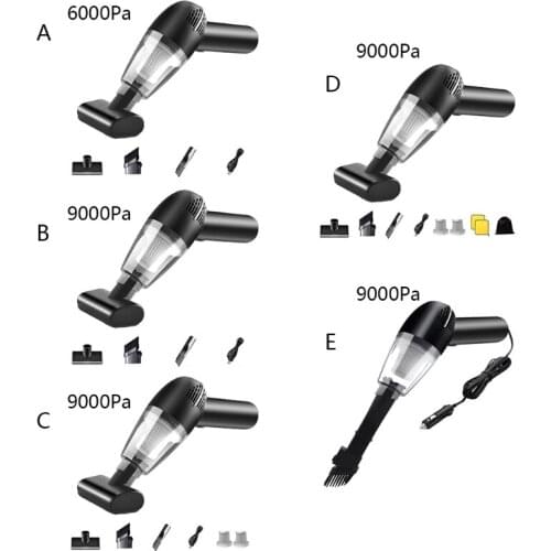 Vacuum Cleaner Car Dry Wet Cleaning Cordless USB Rechargeable Handheld Portable Trash Garbage Remover Carpet Cleaner W91F