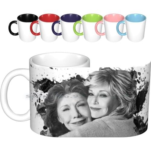 Grace And Frankie Black And White Ceramic Mugs Coffee Cups Milk Tea Mug Grace Frankie Grace And Frankie Black And White Tv Show