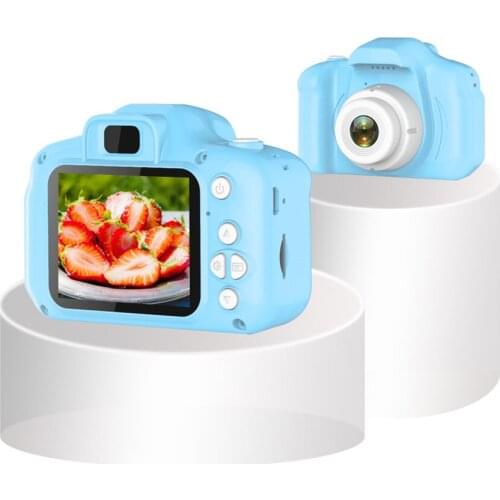 Kids Camera Waterproof 1080P HD Screen Camera Video Toy 2000W Childrens Cute Camera With 16GB TF Card Birthday New Year Gifts