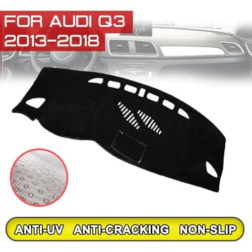For Audi Q3 2013 2014 2015 2016 2017 2018 Car Dashboard Mat Anti-dirty Non-slip Dash Cover Mat UV Protection Shade Sticker