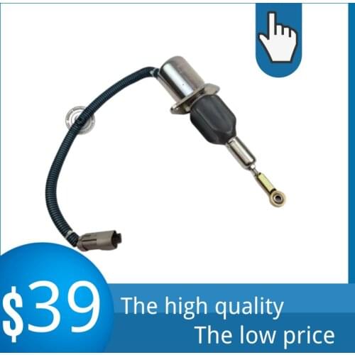 For excavator PC300-7 PC360-7/24V Stop Solenoid 6743-81-9140 3930234