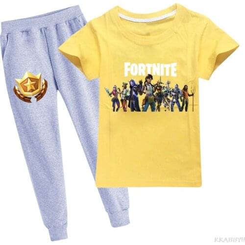 Fortnite Girls Clothing Set Kids Boys Clothes Sets for Girls 2Pcs Casual Sport Outfit Children Clothes Suit