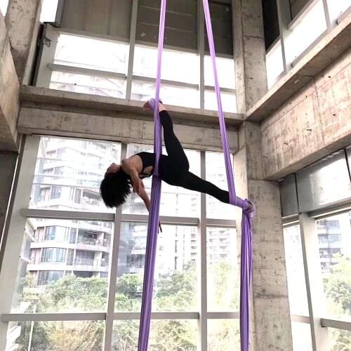 10Yards/9mYoga Hammock Set Yoga Fitness Accessories Aerial Silk Yoga Swing For Home Outdoor Aerial Yoga Hammock Acrobatic Dance