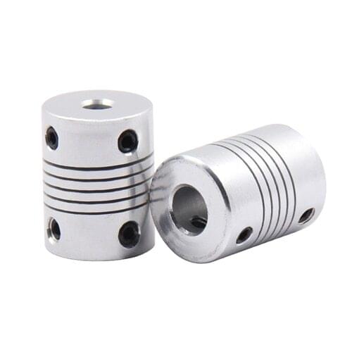 1Pcs Aluminium Alloy 19x25mm CNC Motor Flexible Jaw Shaft Coupler Coupling 3mm/4mm/5mm/6mm/6.35mm/8mm/10mm