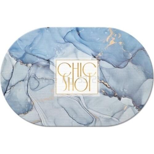 Diatom mud absorbent floor mat anti slip foot mat at toilet door quick drying diatomite washing pad