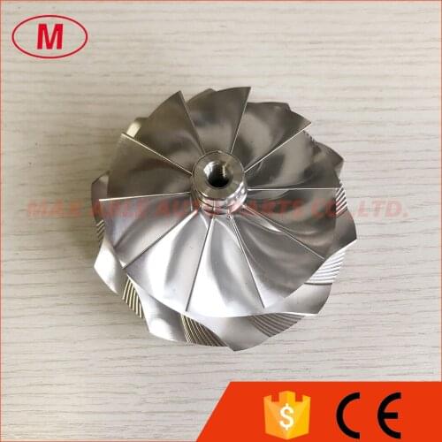 GT45 79.40/98.10mm 10+0 Blades turbo aluminum 2618/milling/Billet compressor wheel
