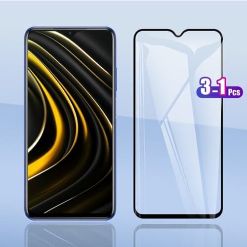 HANPINYOU Screen Protectors For Xiaomi Poco M3