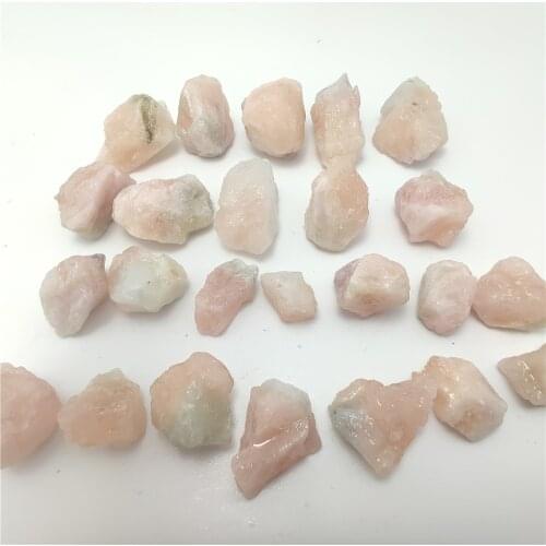 1pcs Natural Gemstone Stone Morganite Color Chalcedony For DIY Necklace Bracelet Jewelry Making