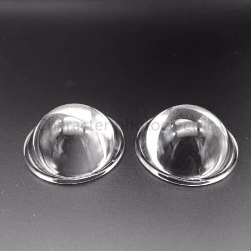 2 5 10 pcs 44mm LED Lens Light Reflector Collimator Wide Angle for 10w 20W 30W 50W 100W 60-80Degree for DIY LED Light Height