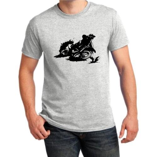 2019 Summer T Shirt Men O-Neck Tee Shirt Classic Motorcycle Motorrad Mtb Moto Dirt Biker Inspired T-Shirt Gift cool Tee Shirts