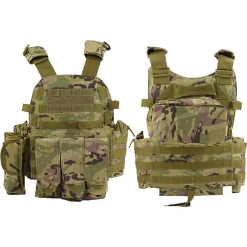 Nylon Molle Vest Tactical Combat Body Armor Outdoor Training Hunting Vests Military Men Clothes Army Airsoft Protection Vest