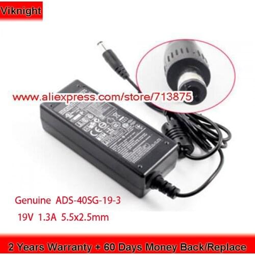 Genuine 25W 19V 1.3A ADS-40SG-19-3 Power Adapter for HOIOTO 200LM00011 VX2363SMHL-W VX2270SMH-LED MONITOR