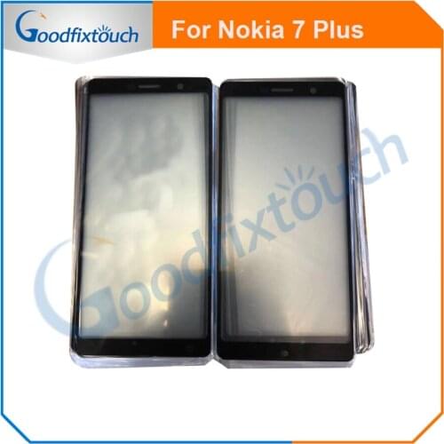 For Nokia 7 Plus Front Glass Lens Touch Screen LCD Outer Panel For Nokia E7 Plus TA-1062 Replacment Parts