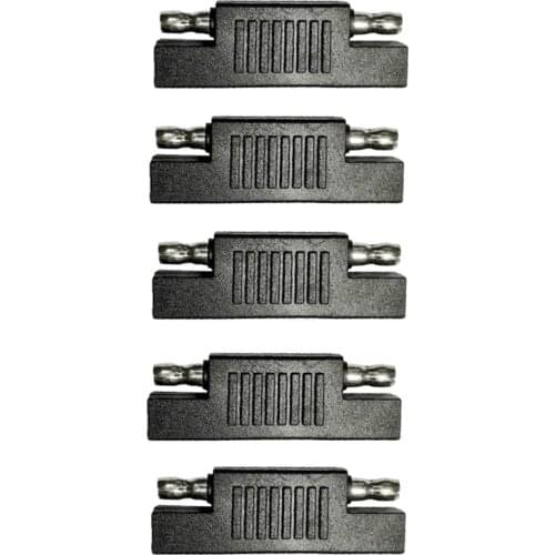 SAE to SAE Polarity Reverse Adapter Connectors, Gender Polarity Changer M-M F-F (5 Pack)