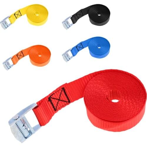 Heavy Duty Metal Cam-locking Buckle Tie Down Straps Strong Polyester Lashing Belt for Roof Racks Trailers Cam Buckle Strap