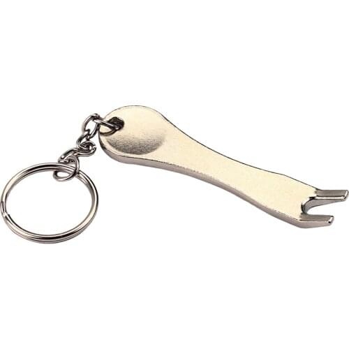 Universal Guitar Zinc Alloy Bridge Pins Puller With Keyring Luthier Tool Musical Instrument Maintenance Kit