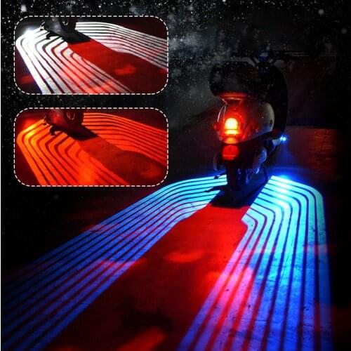 Motorcycle Projector Light LED Chassis Lights Motor Projector Light Cool Decorative Lights 12V White /Red/Blue Fit All Cars