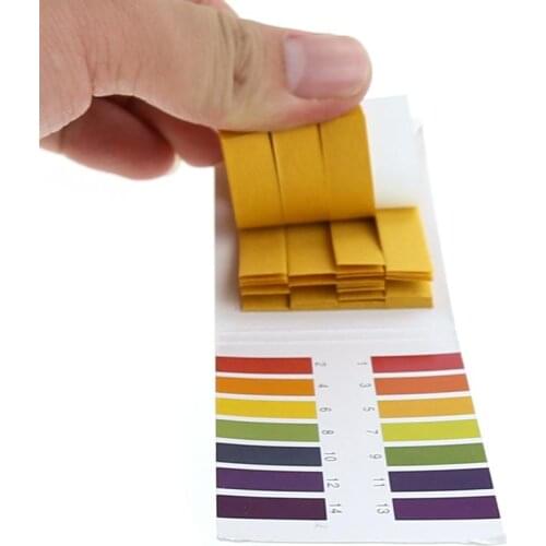 80Pcs Professional Tester Urine Saliva 1-14 PH Litmus Paper Ph Test Strips Water Cosmetics Soil Acidity Test Strips Control Card
