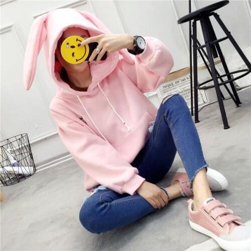Hoodies Women 2019 Brand Female Long Sleeve Solid Color Hooded Sweatshirt Hoodie Tracksuit Sweat Coat Casual Sportswear M-2XL