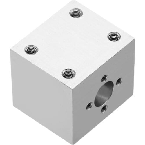 T8 lead screw nut conversion seat is used for 3D printer parts T8 trapezoidal lead screw conversion nut seat aluminum block