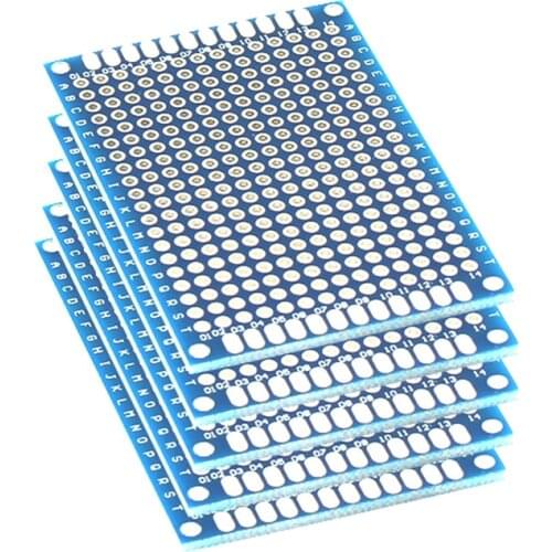 10pcs/lot 4x6cm Double Side Copper Prototype PCB 4*6cm Universal Board Experimental Development Plate 40*60 mm Soldering Board