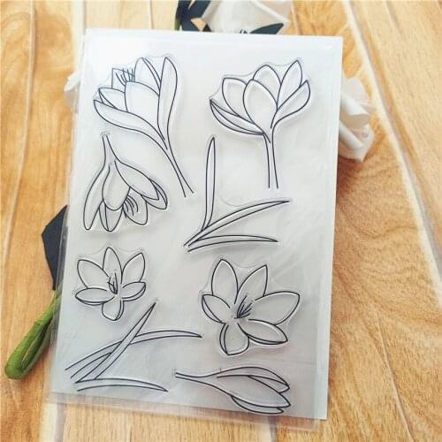 11*16CM Hot selling stamen seal transparent clear stamp silicone seal roller stamp DIY scrapbook album / card production