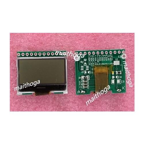 12PIN SPI COG 12864 LCD Screen Module UC1701 Controller 3.3V 5V White/Black Backlight (No Font)