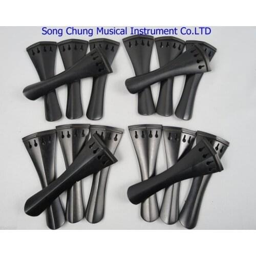 5pcs high grade black ebony 4/4 violin tailpiece