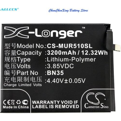 Cameron Sino 3200mAh Battery BN35 for Xiaomi Redmi 5