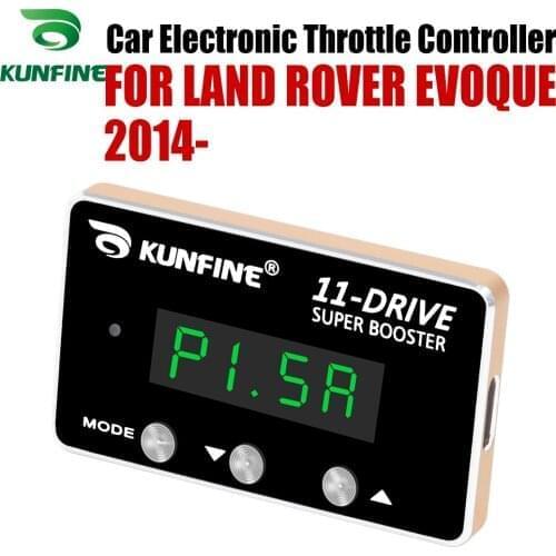 KUNFINE Car Electronic Throttle Controller Racing Accelerator Potent Booster For LAND ROVER EVOQUE 2014-After Tuning Parts
