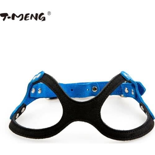 T-MENG Brand Small Dog Harness for Puppies Chihuahua Yorkie Soft Genuine Leather Dog Walking Vest Cat Chest straps Pet Products