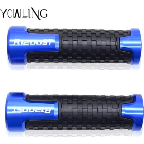 FOR BMW R1200ST R1200 ST 2003 2004 2005 2006 2007 2008 2009 7/8" Motorcycle CNC Rubber Handlebar Hand Grips Bar End Gel Grip