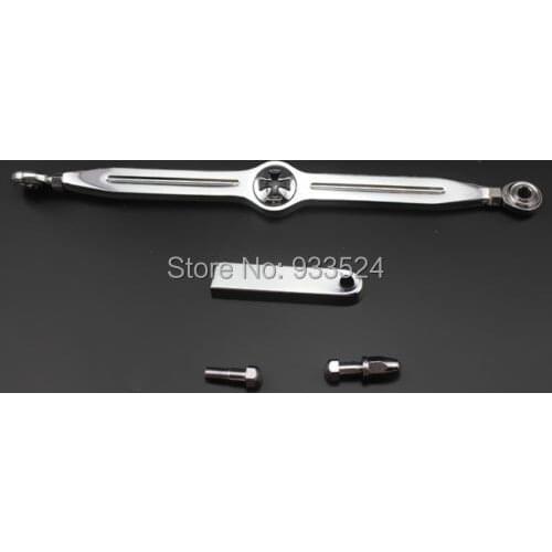 Chrome Cross Shift for Harley Link Linkage Arm Road Glide Softail Blackline Custom Rocker C Ultra Classic FLHTC Cross Bones