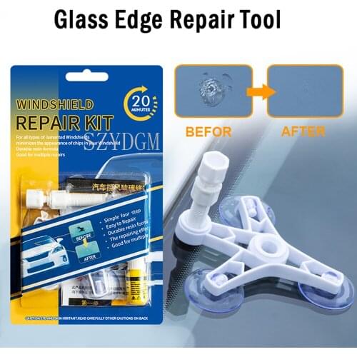 Car windshield Glass Edge Repair Tool Auto Glass Nano Repair Liquid DIY Window Repair Tool From Scratch Crack Reduction