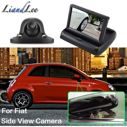 For Fiat 500 500C Brava Parking Regal assist Camera Image Car Night Vision HD Front Side Rear View CAM Right Blind Spot Camera