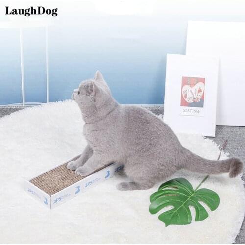 Pet Cat Scratch Board Corrugated Paper Flat Cat Scratch Board Post Claw Grinder Corrugated Paper Bite Toys Big Size Pet Products