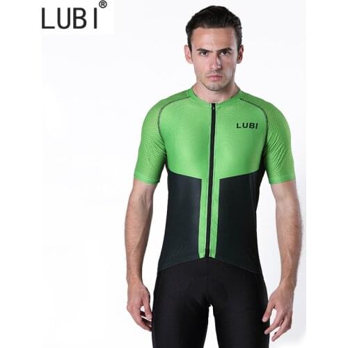 LUBI Mens Short Sleeve Summer Cycling Jersey High Quality MTB Breathable Shirt Ride Downhill Pro Team Bike Clothing Bicycle