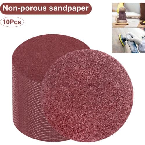 NEW 10PCS Sanding Grit 5 inch 125mm Sandpaper Disc 60-2000 Tools Accessories Self Stick Abrasive For Dremel Sander Machine