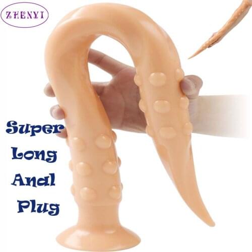 Newest!Spiral Soft Silicone Vagina Anal Masturbator Dildos Big Cock With Suction Cup Long Anal Plug For Women Men Adult Sex Toys