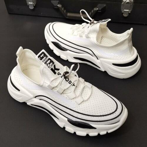 New trend sneakers men without lace shoes low shoes flat breathable mesh socks flats shoes sock shoes zapatos de hombre K3-91